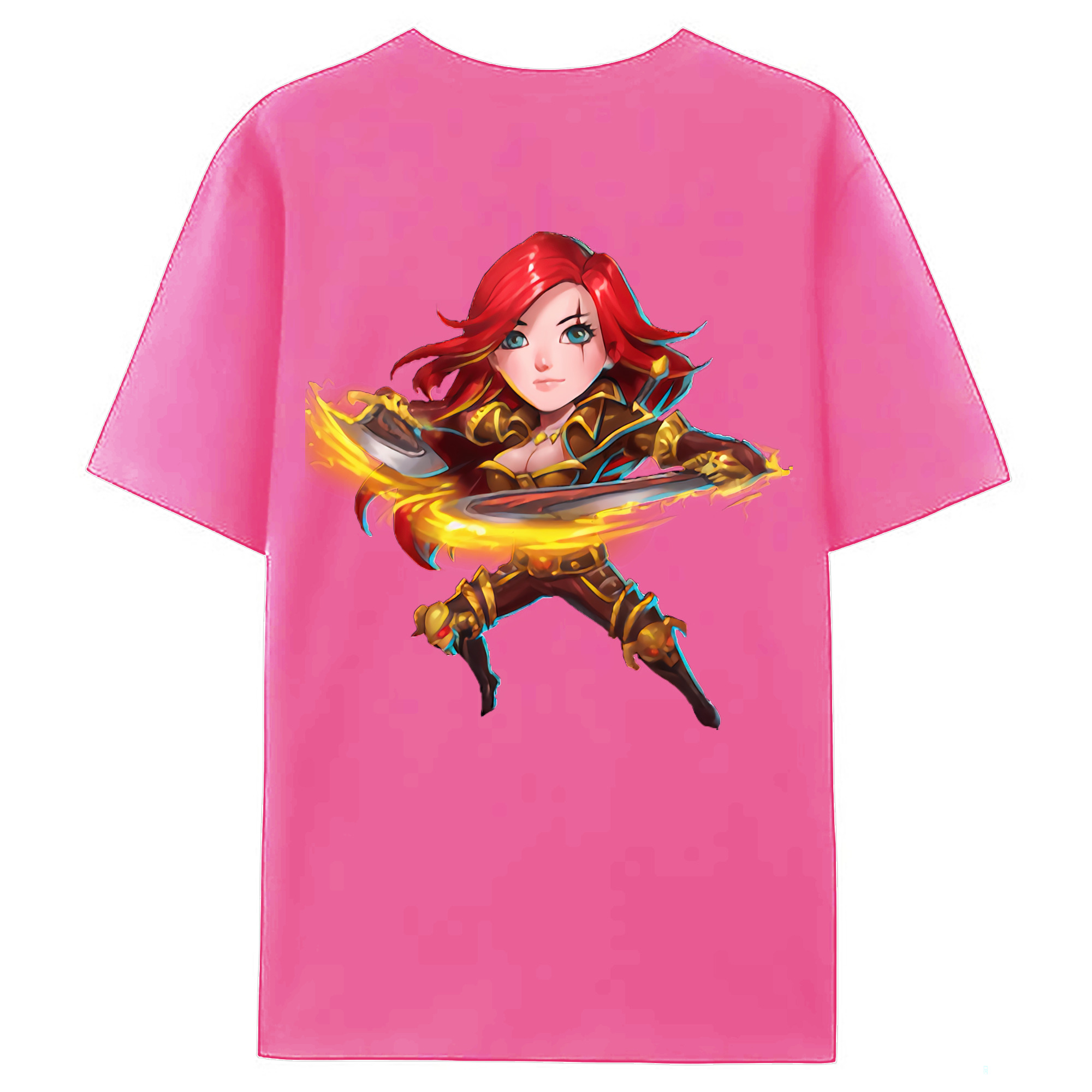 （画像用） リーグ・オブ・レジェンド League of Legends LOL レディース半袖Tシャツ(バックプリント)